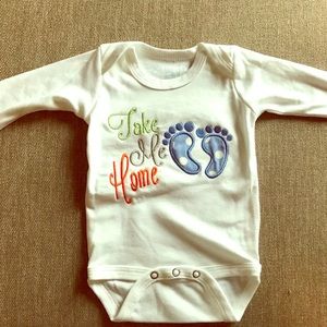 Take me home onesie
